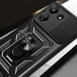 Husă blindată pentru Xiaomi Redmi 13C / Poco C65, CamShield Slide, negru