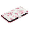 Cu clapetă pentru Samsung Galaxy A35 5G, Wallet, Roses alb