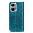 Husa cu clapetă pentru Motorola Moto G04 / G24 / G24 Power, Split Leather, verde