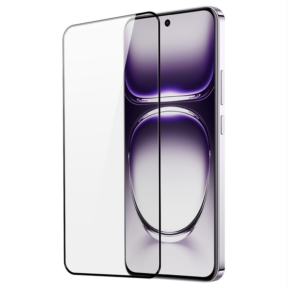 Sticlă temperată pentru Oppo Reno 12 5G / 12 Pro 5G, Dux Ducis ecran complet, cadru negru