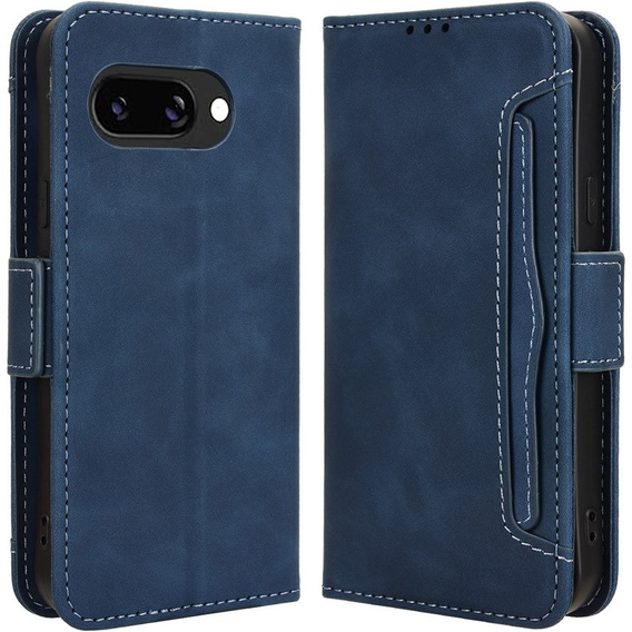 Cu clapetă pentru Google Pixel 9A, Card Slot, albastru închis