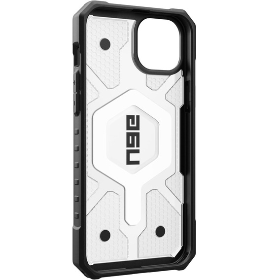 Urban Armor Gear Huse pentru iPhone 15 Plus, Pathfinder MagSafe, transparent / negru