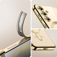 Husă pentru Samsung Galaxy A05s, Electro MagSafe, de aur + Sticlă pentru ecran