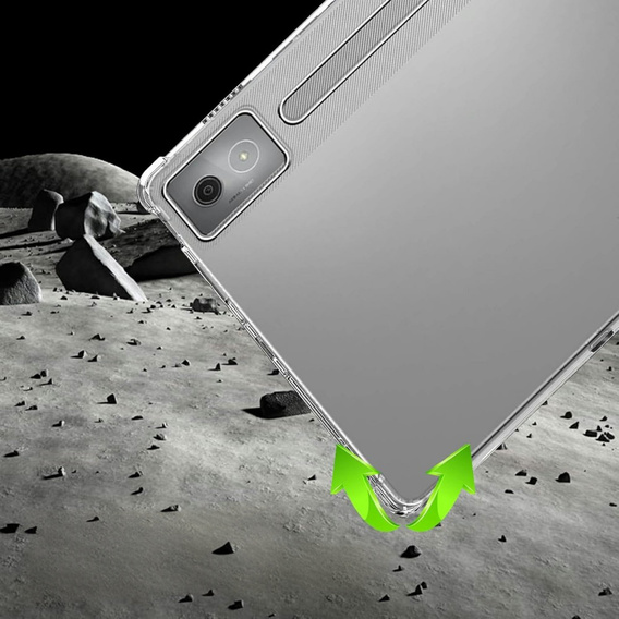 Husă pentru Lenovo Idea Tab Pro 12.7", silicon, transparentă