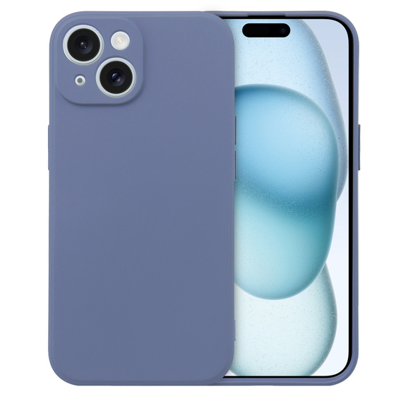 Husa pentru iPhone 15, Silicone Lite, lavanda
