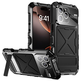 Husă blindată pentru iPhone 16 Pro, R-JUST, negru