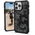 Urban Armor Gear Huse pentru iPhone 15 Pro Max, Pathfinder MagSafe Camo, negru