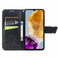 Cu clapetă pentru Samsung Galaxy M15 5G, Butterfly, negru