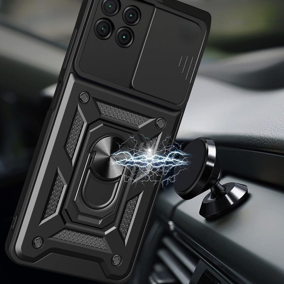 Husă blindată pentru T Phone 2 5G, CamShield Slide, negru