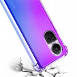 Husa pentru Oppo Reno 10 / 10 Pro, Gradient Dropproof, Violet / albastru