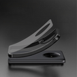 Carcasă pentru Xiaomi Redmi A3, Fusion Hybrid, cu protecție pentru camera foto, transparent / negru