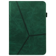 Husă pentru Samsung Galaxy Tab A9+, Classic, cu spațiu pentru stylus, verde