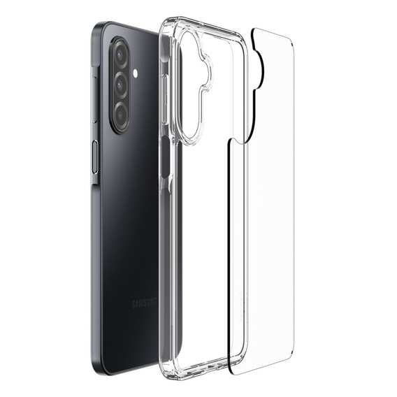 Carcasa Spigen pentru Samsung Galaxy A16 4G / 5G, Ultra Hybrid, transparentă + sticlă temperată 9H