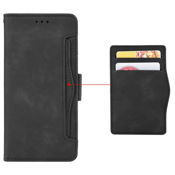 Cu clapetă pentru Vivo Y19s, Card Slot, negru