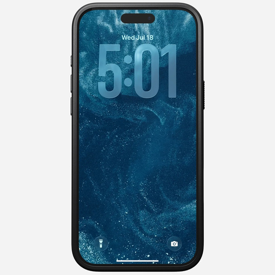 Carcasă Nomad pentru iPhone 17 Pro Max, Modern Leather Case, negru