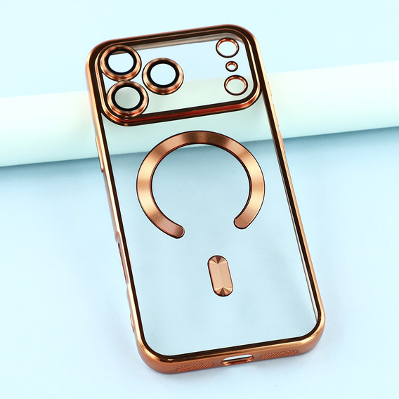 Husă Electro MagSafe pentru iPhone 17 Pro, portocalie