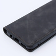 Husă pentru Motorola Moto G53, ERBORD Vintage, portofel cu clapetă, negru