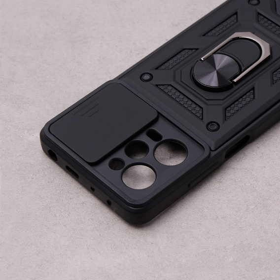Husă blindată pentru Xiaomi Poco X5 Pro 5G, CamShield Slide, negru