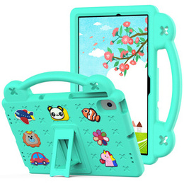 Husă pentru copii pentru Samsung Tab A8 X200 / X205, Cute Patterns, cu suport, verde