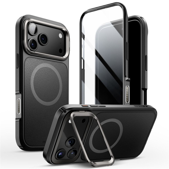 Carcasă Supcase pentru iPhone 17 Pro Max, IBLSN Ares Fip Magsafe, negru