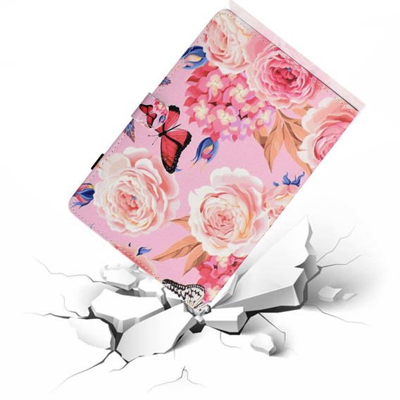 Huse pentru Lenovo Tab M10 Plus 10.6 Gen 3 125F/128F, flowers and butterfly