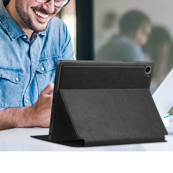 Husă pentru Samsung Galaxy Tab S10 Lite / S10 FE / S9 FE, Business Card and Pen Slot, negru