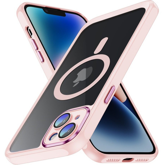 Husă pentru iPhone 13, ERBORD Impact Guard, MagSafe, roz