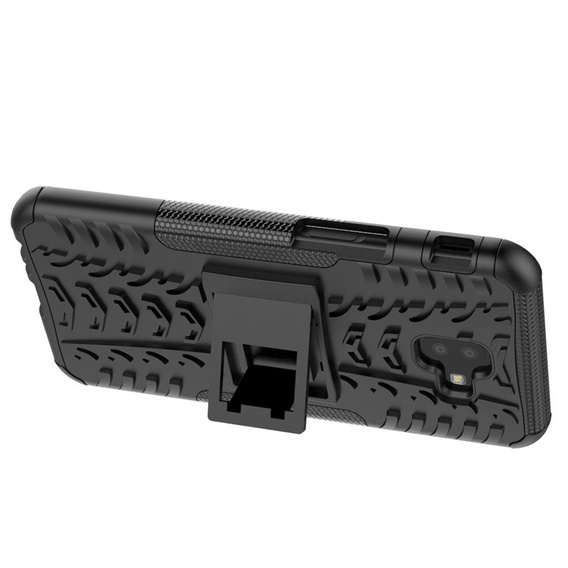 Huse pentru Samsung Galaxy J6+ Plus, Tire Armor, negru