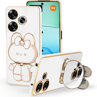 Carcasă pentru Xiaomi Redmi 13, Bunny, alb