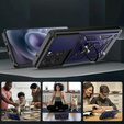 Husă blindată pentru Motorola Moto G86 5G, CamShield Slide, albastru