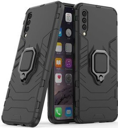 Huse pentru Samsung Galaxy A50, Kickstand Ring, negru