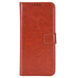 Cu clapetă pentru T Phone 2 5G, Crazy Horse Wallet, maro