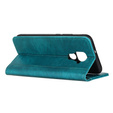 Huse pentru Xiaomi Redmi Note 9, Wallet Litchi Leather, verde