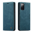 Husa CASEME pentru Samsung Galaxy S20 FE, Leather Wallet Case, verde