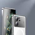 Carcasă de protecție pentru camera foto pentru Xiaomi 13T / 13T Pro, CamShield MagSafe, transparent / argintiu