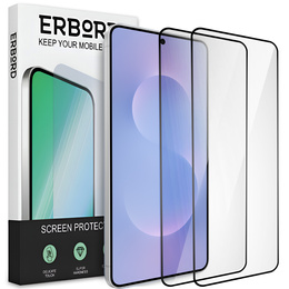 2x sticlă călită ERBORD 3D pentru Samsung Galaxy S25 Edge pentru întregul display