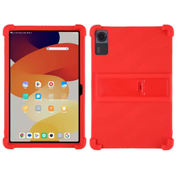 Silicon husă pentru Xiaomi Redmi Pad SE 11", Impact, armat, roșu