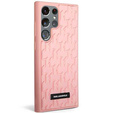 Karl Lagerfeld Huse pentru Samsung Galaxy S23 Ultra, Saffiano Mono Metal, roz