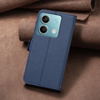 Husa cu clapetă pentru Xiaomi Redmi Note 13 5G, BINFEN Wallet, albastru