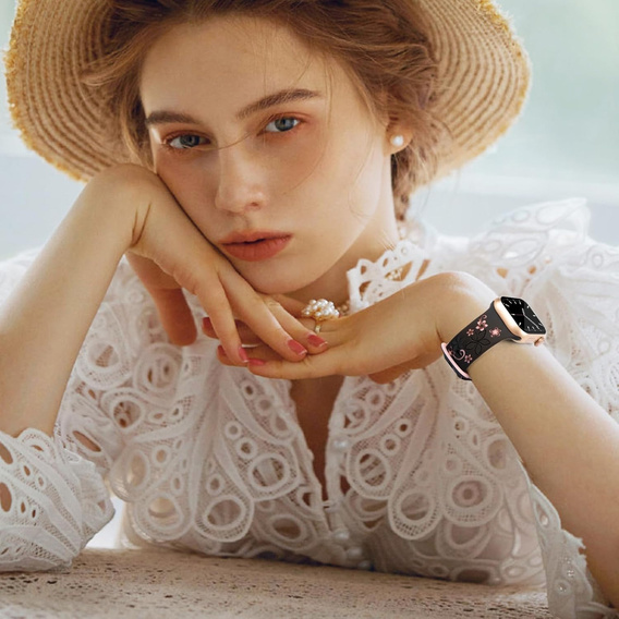 Curea din silicon pentru Apple Watch 1/2/3/4/5/6/7/8/9/SE 38/40/41/mm