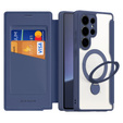 Dux Ducis Huse pentru Samsung Galaxy S25 Ultra, Skin X Pro, MagSafe, albastru închis