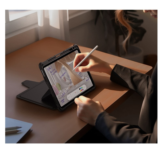 Carcasă + tastatură iPad 10.9 / Air 2020/2022/2024 / Pro 11 2020/2021/2022 , NILLKIN Bumper Link Keyboard Case, negru