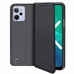 Cu clapetă pentru Realme C31, Wallet Smart Magnet, albastru