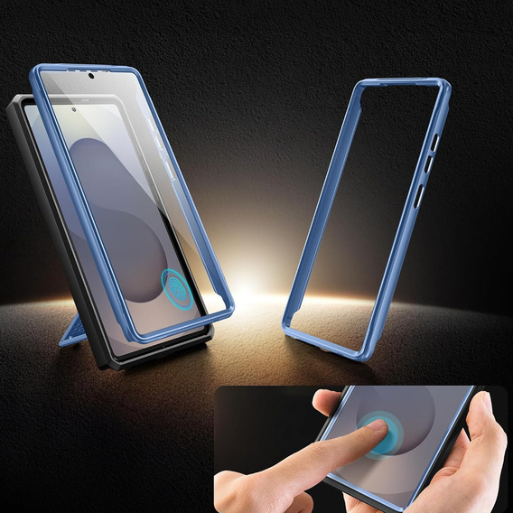 Carcasă robustă pentru Samsung Galaxy S25 Ultra – Tongate MECH Series Clip, negru