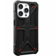 Carcasă Urban Armor Gear pentru iPhone 15 Pro, Monarch, Kevlar negru