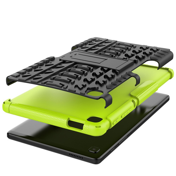 Huse pentru Samsung Galaxy Tab A7 Lite 8.7 T220 / T225, Tire Armor, negru / albastru