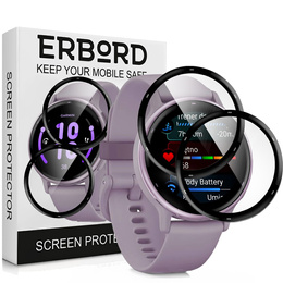 2x ERBORD Hybrid Glass pentru Garmin Vivoactive 5