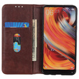 Huse pentru Samsung Galaxy A55 5G, Wallet Litchi Leather, maro