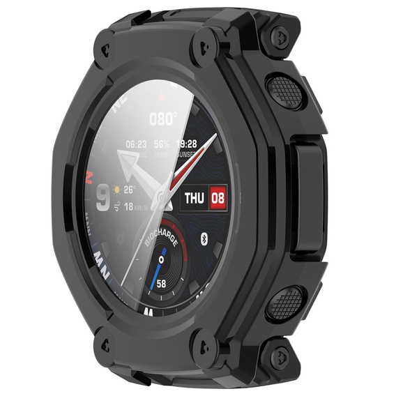 husă de protecție 2-în-1 + sticlă temperată pentru Amazfit T-Rex 3 Pro