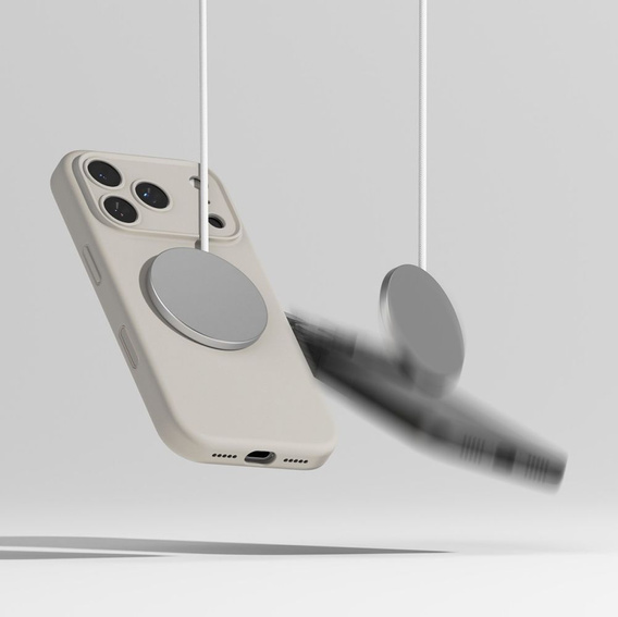 Carcasă Ringke pentru iPhone 17 Pro Max, Silicone Magnetic MagSafe, Stone
